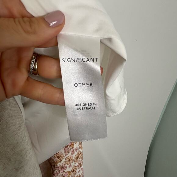 Significant Other Maria Floral Linen Sleeveless Maxi Dress 8 - Picture 13 of 16